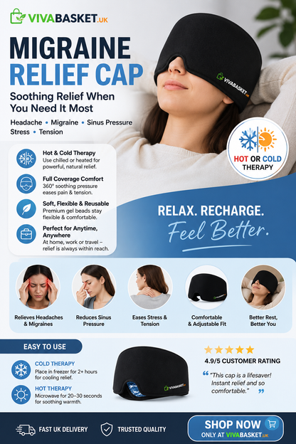 Migraine Relief Cap| Headache Instant Relief