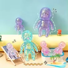Anti-stress Squeeze Cute Toy Baby Shape| Stress Relief Toy Shining Squishy Baby Stretchable Slow Rising Toy For Friends Gift New
