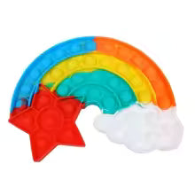 Silicone Decompression Bubble Thinking Chess Puzzle Rainbow Press Music Casual Toy Novelty Toy Adult Toy Squeeze Stressed Toy