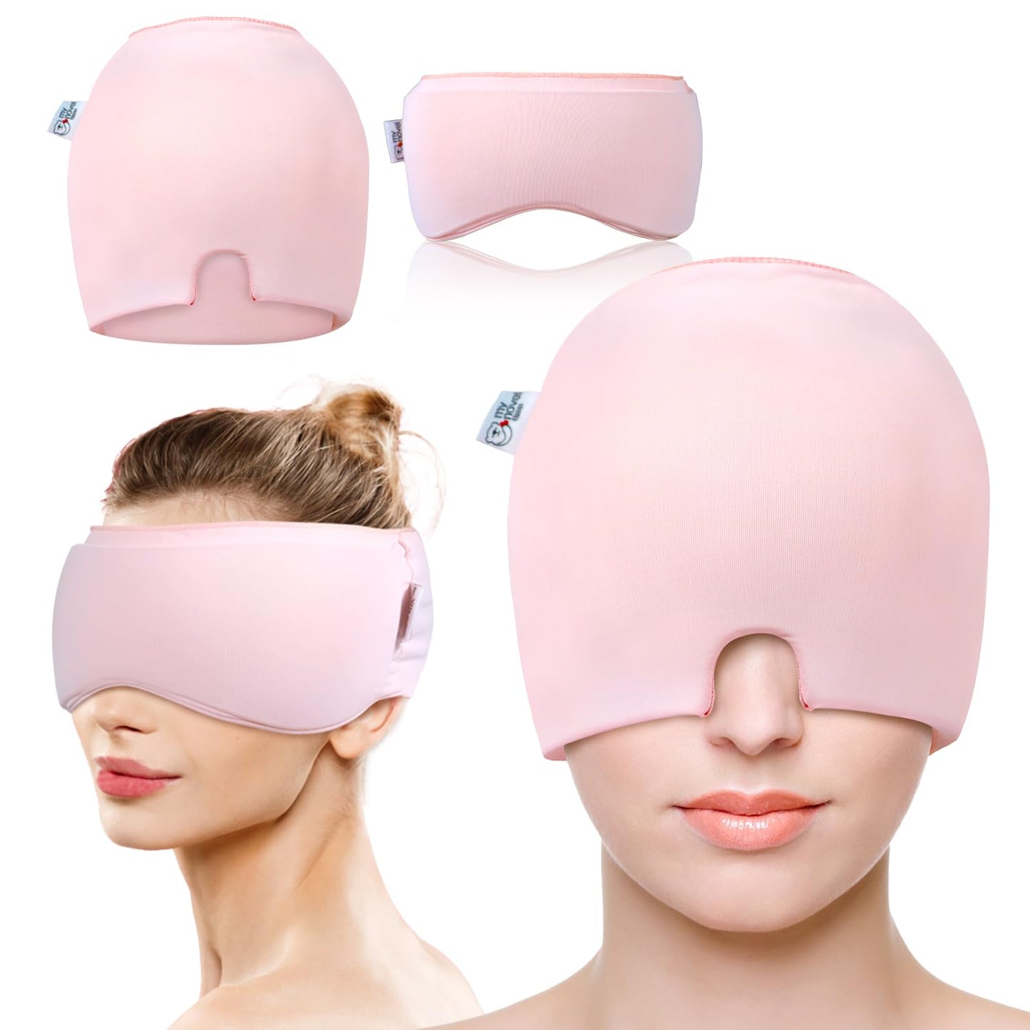 Migraine Relief Cap & Cooling Eye Mask – 2-Piece Hot/Cold Therapy Set