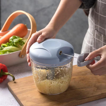 Manual Meat Mincer Garlic Chopper Rotate Garlic Press Crusher Vegetable Onion Cutter Kitchen Cooking Accessories