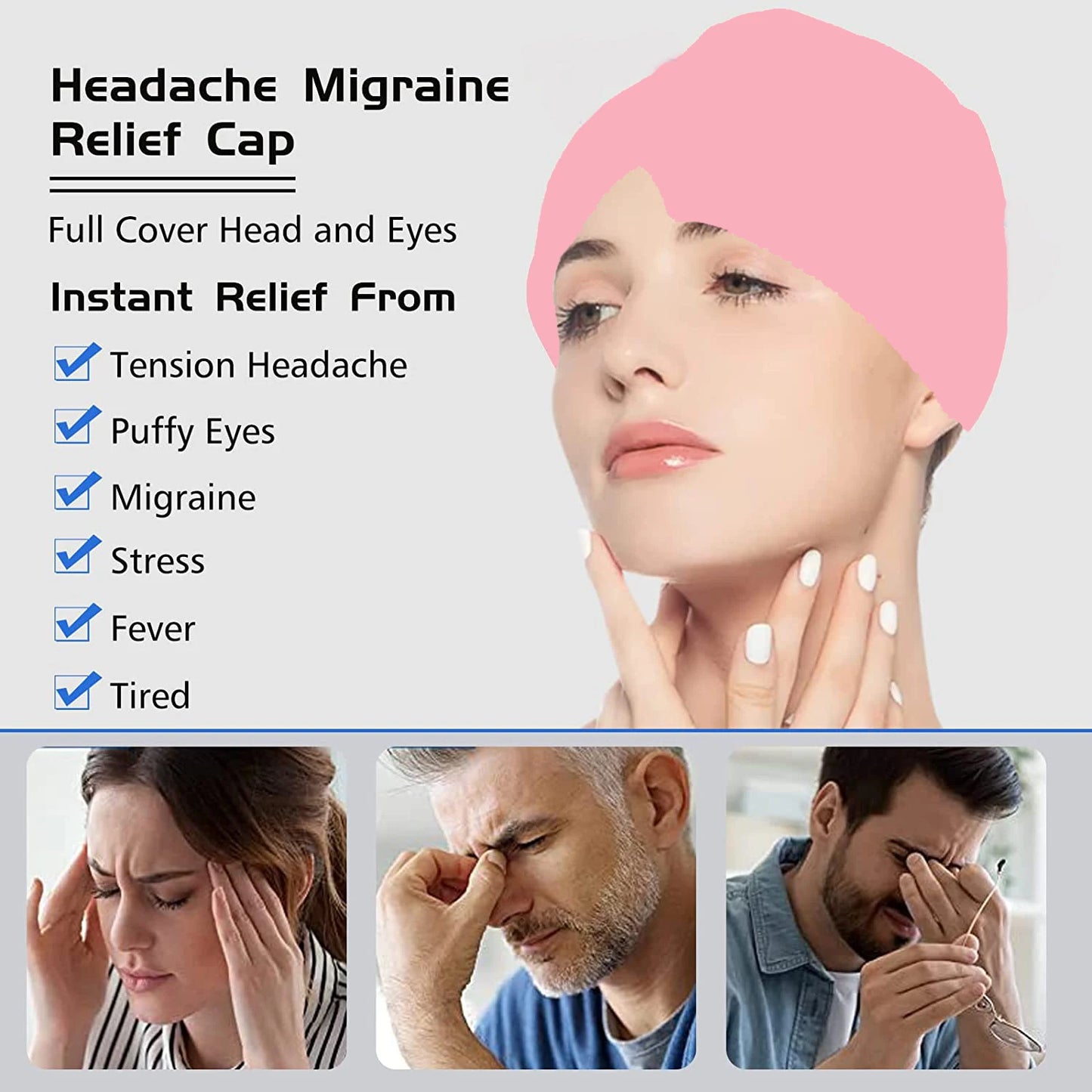 Migraine Relief Cap| Headache Instant Relief