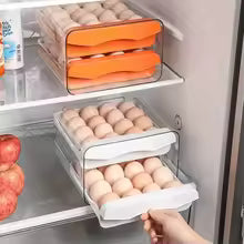 Automatic Scrolling Egg Rack Holder Storage Box| Egg Dispenser For Kitchen.