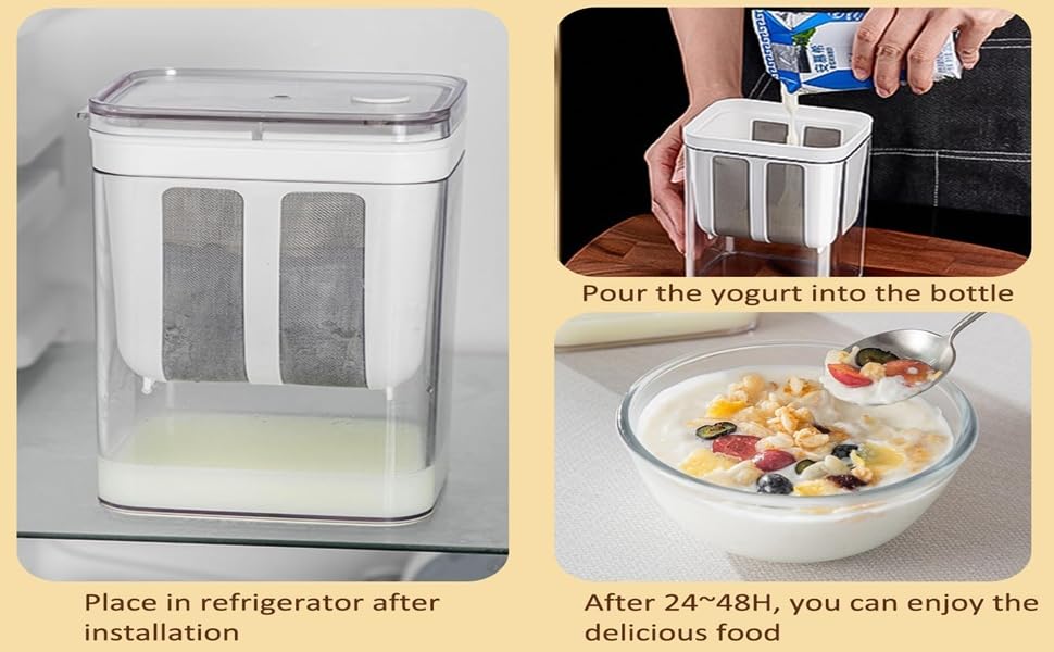 Greek Yogurt Strainer – Reusable Filter for Thick, Creamy Homemade Yogurt